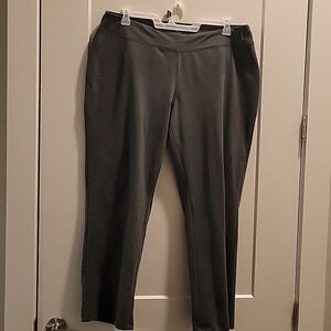 Land’s End gray leggings Wide Leg Pants Pull On size 1X